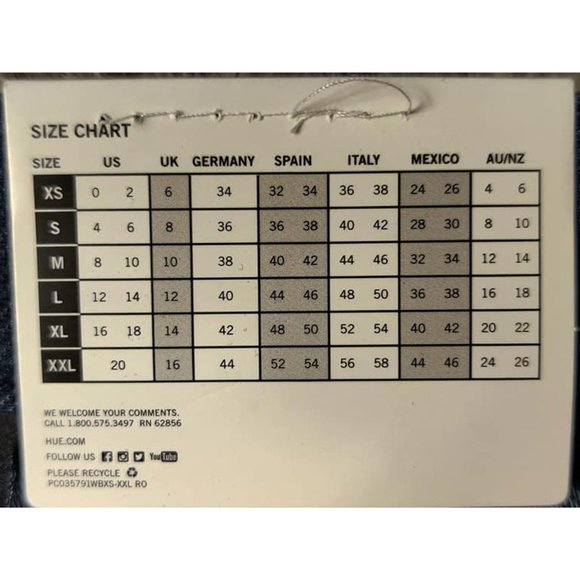 Hue Leggings Sz S - Picture 4 of 9